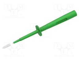 Measuring tip; 16A; green; Socket size: 4mm; L: 140.4mm