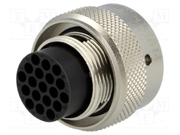Connector: circular; Series: RT360; plug; male; for cable; PIN: 19