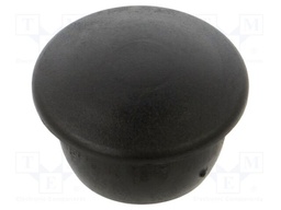 Accessories: stopper; H: 8.5mm; push-in; Flange dia: 19mm; black
