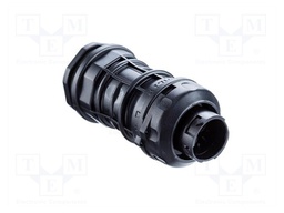Connector: AC supply; soldering; male; 30A; for cable; IP68