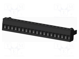 Connector: pluggable terminal block; plug; female; straight; 5mm