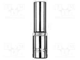 Socket; 6-angles,socket spanner; HEX 10mm; 3/8"; long