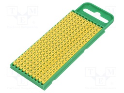 Markers for cables and wires; Label symbol: M; 0.8÷2.2mm; yellow
