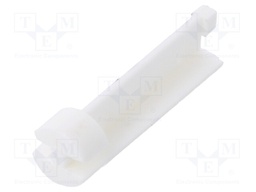 Spacer sleeve; LED; Øout: 3.6mm; ØLED: 3mm; L: 12.7mm; natural