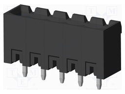 Connector: pluggable terminal block; socket; male; straight; THT