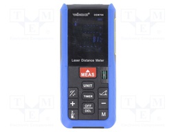 Distance meter; LCD; 0,05÷60m; Meas.accur: ±1,5mm; IP54; Unit: ft,m