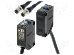 Sensor: photoelectric; transmitter-receiver