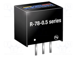 Converter: DC/DC; 1.25W; Uin: 4.75÷32V; Uout: 2.5VDC; Iout: 500mA