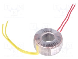 Transformer: toroidal; 35VA; 230VAC; 17V; 2.05A; 0.6kg; Ø: 75mm; IP00