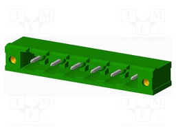 Connector: pluggable terminal block; socket; male; angled 90°