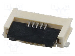 Connector: FFC (FPC); horizontal; PIN: 5; ZIF,bottom contacts; SMT