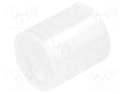 Spacer sleeve; LED; Øout: 4mm; ØLED: 3mm; L: 4.5mm; natural; UL94V-2