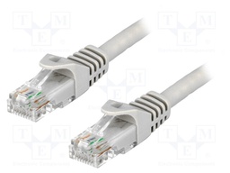Patch cord; U/UTP; 6; stranded; CCA; PVC; grey; 20m