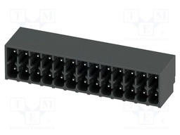 PCB headers, nominal cross section: 1.5 mm?, color: black, n