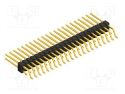 Connector: pin strips; pin header; male; PIN: 44; 2.54mm; SMT; 2x22