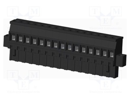 Connector: pluggable terminal block; plug; female; angled 90°