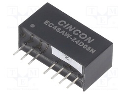 Converter: DC/DC; 5/6W; Uin: 9÷36V; Uout: 5VDC; Uout2: -5VDC; SIP8