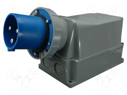 Connector: AC supply 3-phase; socket; male; 125A; 230VAC; IP67