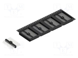 Connector: pin strips; pin header; male; PIN: 24; 2.54mm; SMT; 2x12