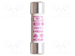 Fuse; Application: PKT-P4390; 10A; 690V; 10.3x38mm; 10pcs.
