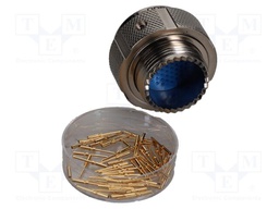 Connector: circular; plug; male; 5A; PIN: 55; straight; for cable