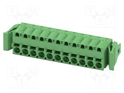 PCB connector, nominal cross section: 2.5 mm2, color: green,