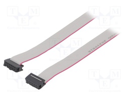 Ribbon cable with IDC connectors; 12x28AWG; Cable ph: 1.27mm