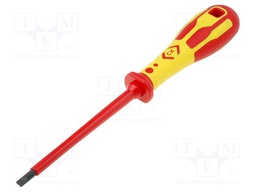 Screwdriver; insulated; slot; 5,5x1,0mm; Blade length: 125mm