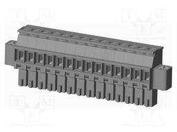 Connector: pluggable terminal block; plug; female; angled 90°