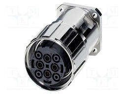 Connector: M40; socket; SM; female; PIN: 8; 250V; 30A,70A; shielded