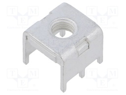 Straight; Plating: tinned; THT,screw terminal; Contacts: copper