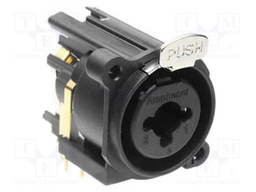 Connector: Jack 6,3mm + XLR; socket; female; THT; IP40