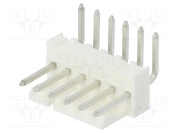 Socket; wire-board; male; KK 254; 2.54mm; PIN: 6; THT; 4A; tinned