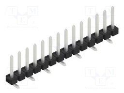 Connector: pin strips; pin header; male; PIN: 14; 2.54mm; SMT; 1x14