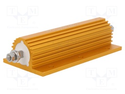 Resistor: wire-wound; with heatsink; 220Ω; 100W; ±5%; 50ppm/°C