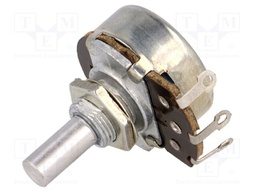 Potentiometer: shaft; single turn; 4.7kΩ; 500mW; ±20%; soldered