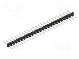Connector: pin strips; pin header; male; PIN: 25; 2.54mm; SMT; 1x25