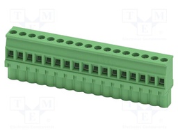 PCB connector, nominal cross section: 2.5 mm?, color: green,
