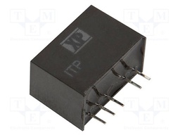 Isolated Board Mount DC/DC Converter, ITE, 1 Output, 3 W, 5 V, 600 mA