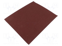 Cleaning cloth: sandpaper; Granularity: 120; 230x280mm
