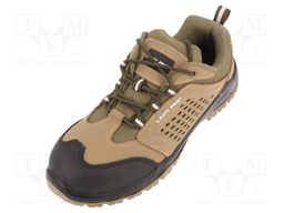 Shoes; Size: 47; beige-black; Mat: leather; with metal toecap