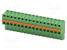 PCB connector, nominal cross section: 2.5 mm?, color: green,