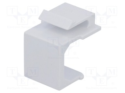 Protection cap; Colour: white; for panel mounting,snap fastener