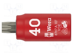 Socket; socket spanner,Torx®; TX40; 1/4"; insulated; 36mm