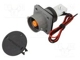 Connector: DC supply; female; screw; Mech.durability: 100cycles