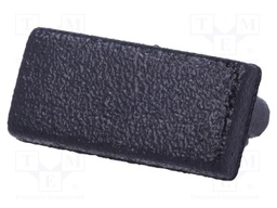 Cap for LED profiles; black; ABS; Application: BEGTON12