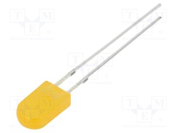 LED; rectangular; 2.43x5x8.6mm; orange; 150÷220mcd; 100°; 20mA