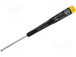 Screwdriver; slot; Size: 1,5x0,25mm; ESD; Series: Precision ESD