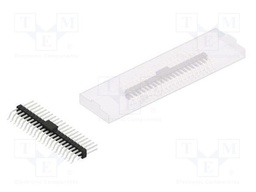Connector: pin strips; pin header; male; PIN: 42; 2.54mm; SMT; 2x21