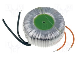 Transformer: toroidal; 120VA; 230VAC; 12V; 12V; 5A; 5A; 1.2kg; Ø: 95mm